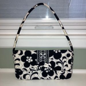Vera Bradley Black and White Clutch Shoulder Bag